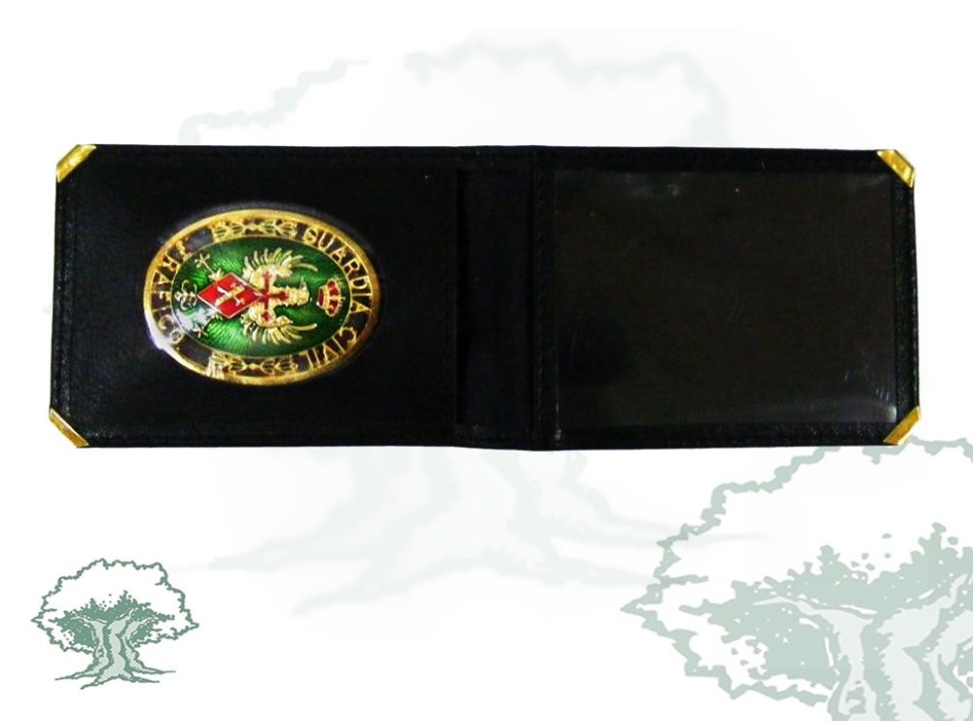 Cartera Guardia Civil de Tráfico simple cantoneras con chapa