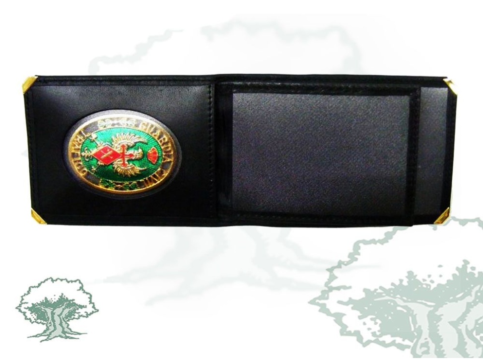 Cartera Guardia Civil de Tráfico doble con chapa