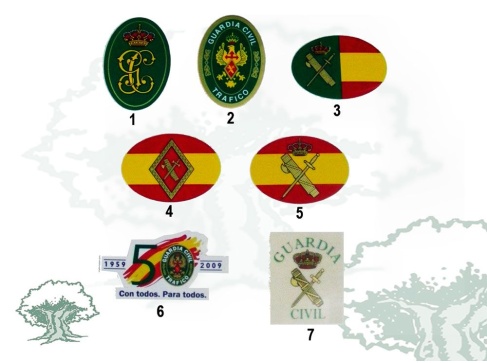 Pegatina Guardia Civil mediana Pegatina Guardia Civil mediana