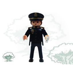 Muñeco articulado hombre Policía Nacional de Gran Gala