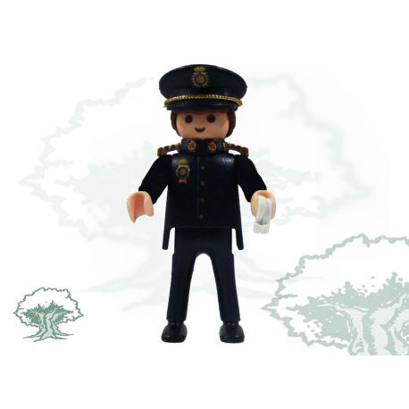 Muñeco articulado hombre Policía Nacional de Gran Gala