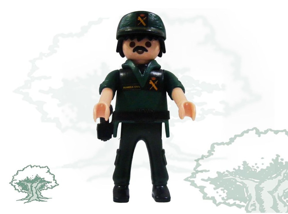 Muñeco articulado Guardia Civil