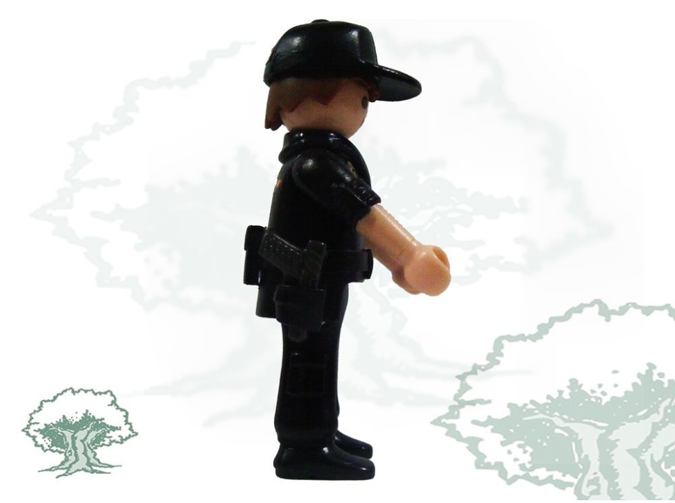 Muñeco articulado Policía Nacional