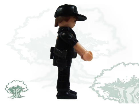 Muñeco articulado Policía Nacional