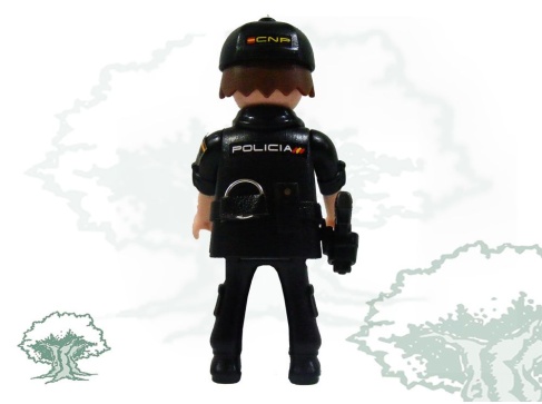Muñeco articulado Policía Nacional