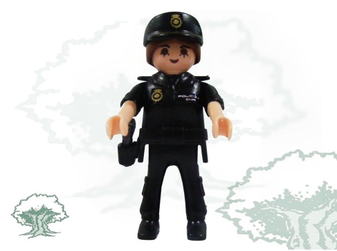 Muñeco articulado mujer Policía Nacional