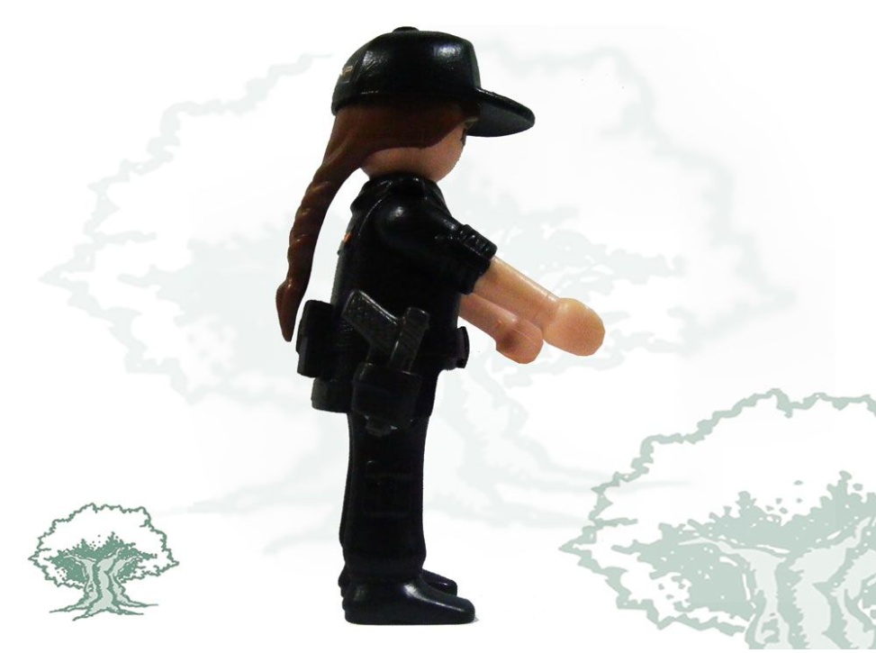 Muñeco articulado mujer Policía Nacional