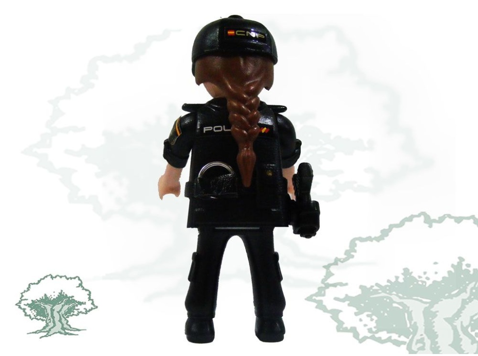 Muñeco articulado mujer Policía Nacional