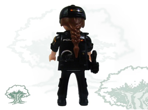 Muñeco articulado mujer Policía Nacional