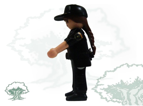 Muñeco articulado Policía Nacional mujer