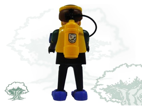 Muñeco articulado GEAS de la Guardia Civil