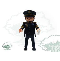 Muñeco articulado Oficial de la Policía Nacional de Gran Gala