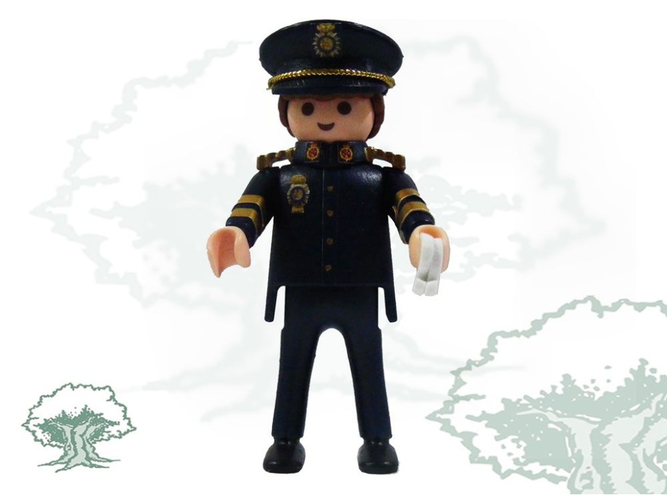 Muñeco articulado Policía Nacional Oficial Gran Gala