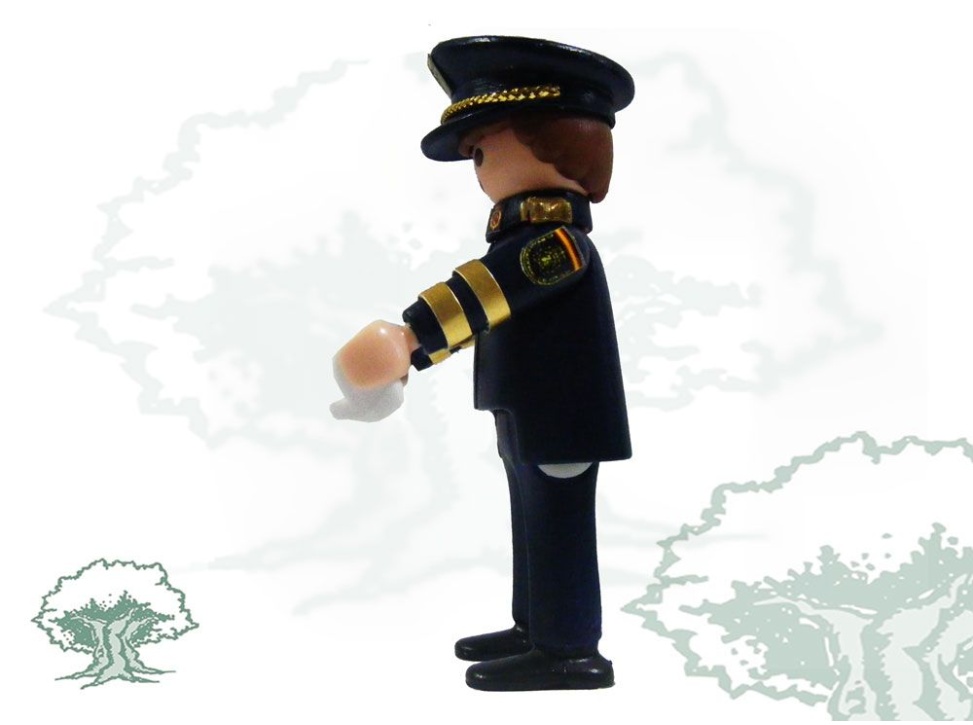 Muñeco articulado Oficial de la Policía Nacional de Gran Gala
