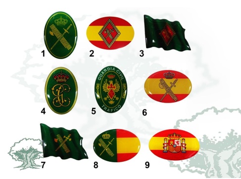 Pegatina Guardia Civil