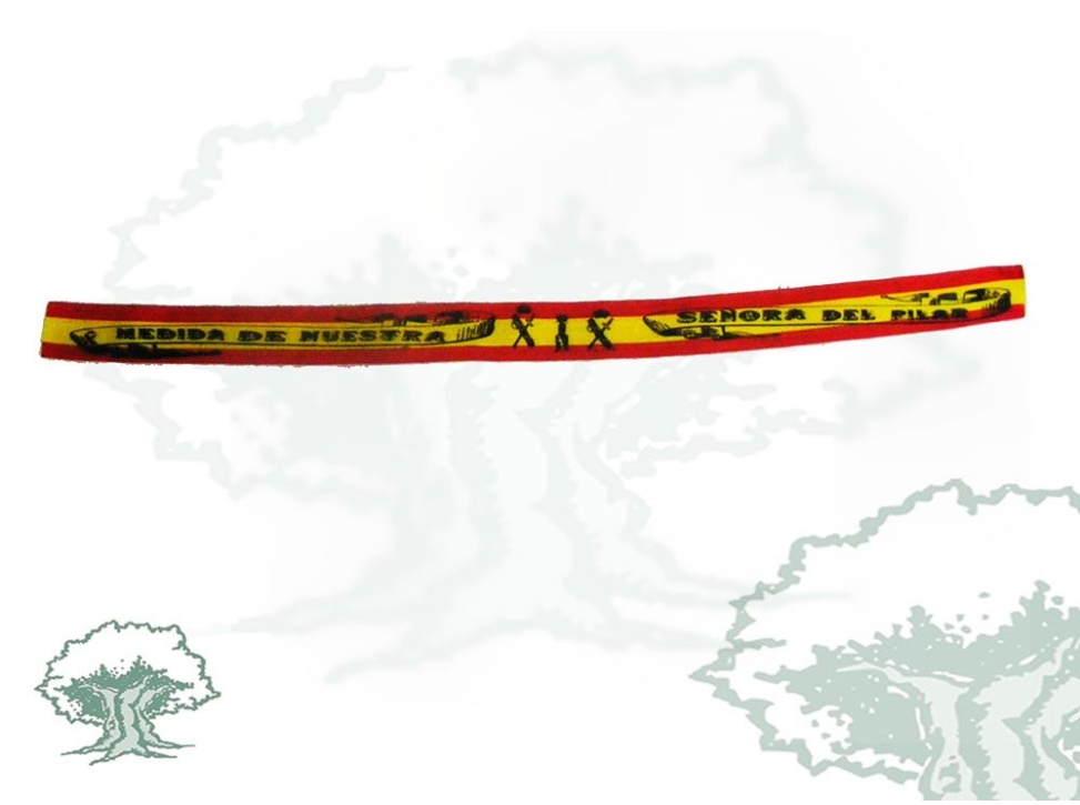 Cinta medida Virgen del Pilar Guardia Civil