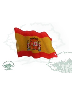 Pegatina bandera España constitucional