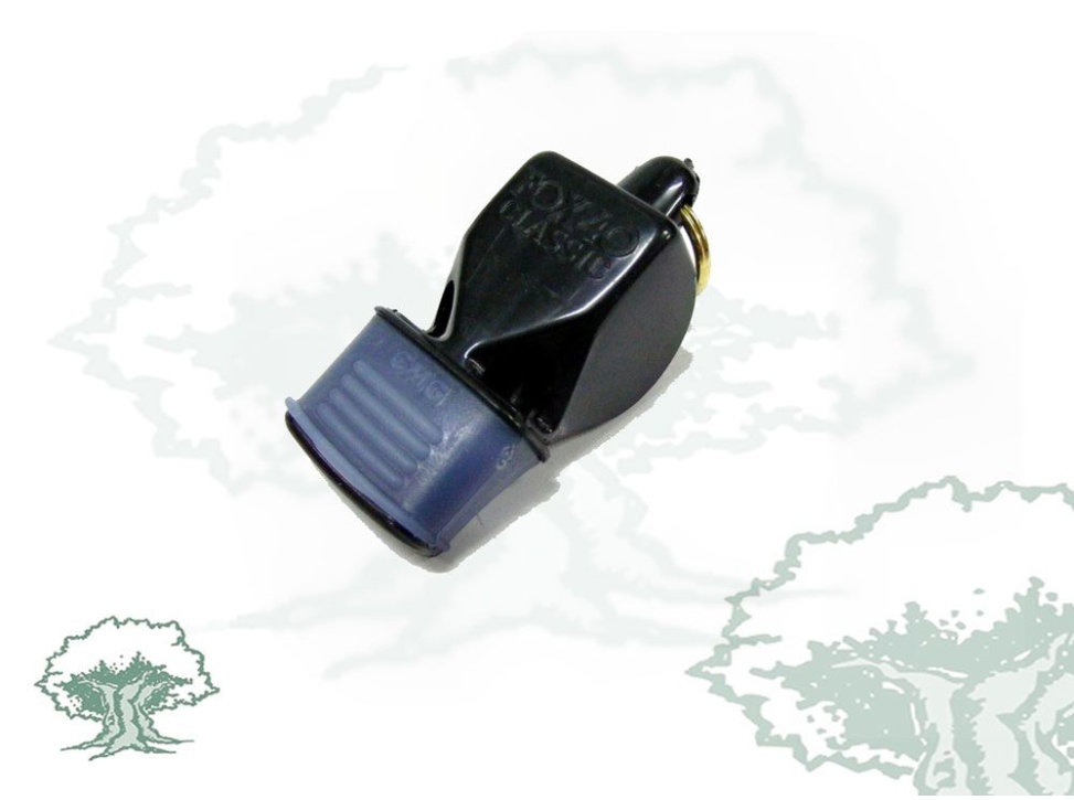 Silbato Fox 40 de plástico con protector