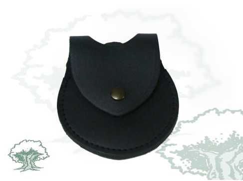 Funda grilletes semiabierta de cuero