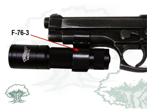 Porta linterna para arma