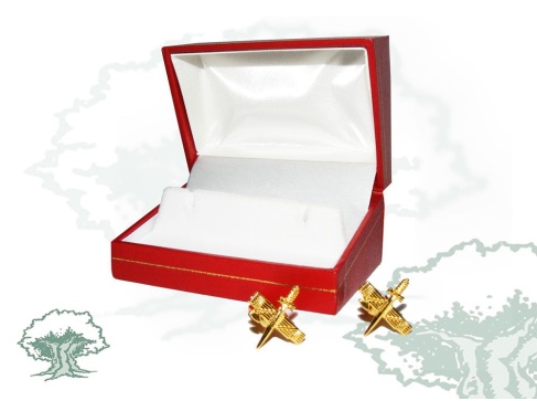 Gemelos Guardia Civil metálicos