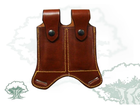 Funda para cargador doble hecha a mano