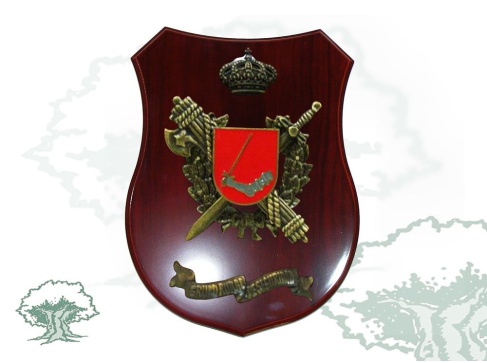 Metopa GRS de la Guardia Civil con brazo y espada pequeña