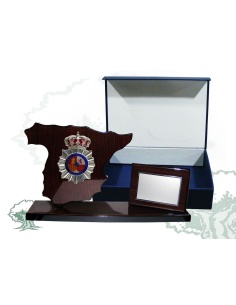 Metopa de escritorio Policía Nacional minimetopa