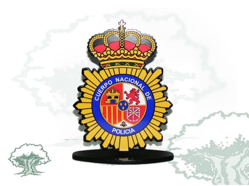 Pisapapeles Policía Nacional de forja