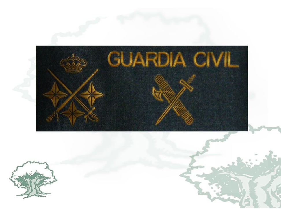 Galleta Teniente General Guardia Civil para traje de campaña