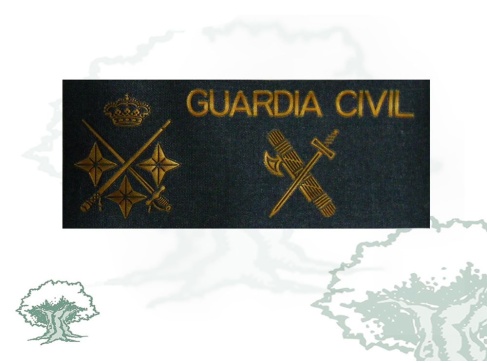 Galleta Teniente General de la Guardia Civil para traje de campaña