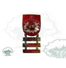 Distintivo Tirador Selecto Permanente de la Guardia Civil con barras