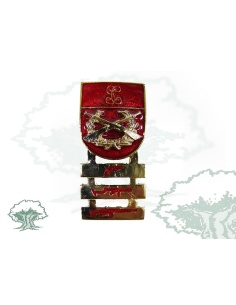 Distintivo Tirador Selecto Permanente Guardia Civil con barras