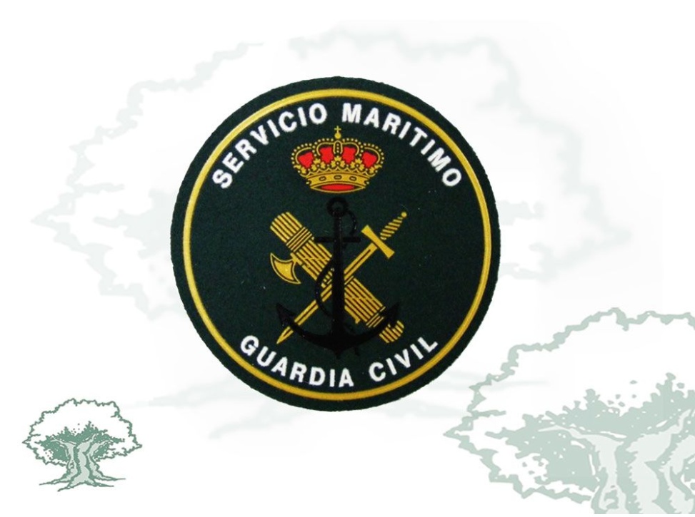 Parche Servicio Marítimo Guardia Civil con ancla