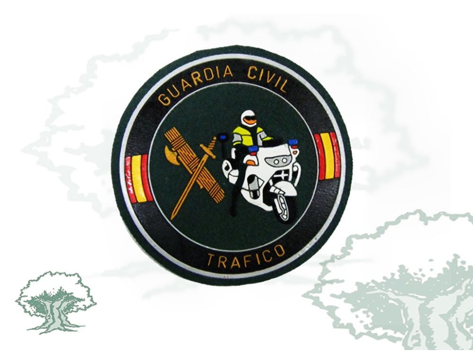 Artimagen Adesivo Stemma Pico Guardia Civil Traffico – 40x60 Mm, Vinile Omologato Per Esterni