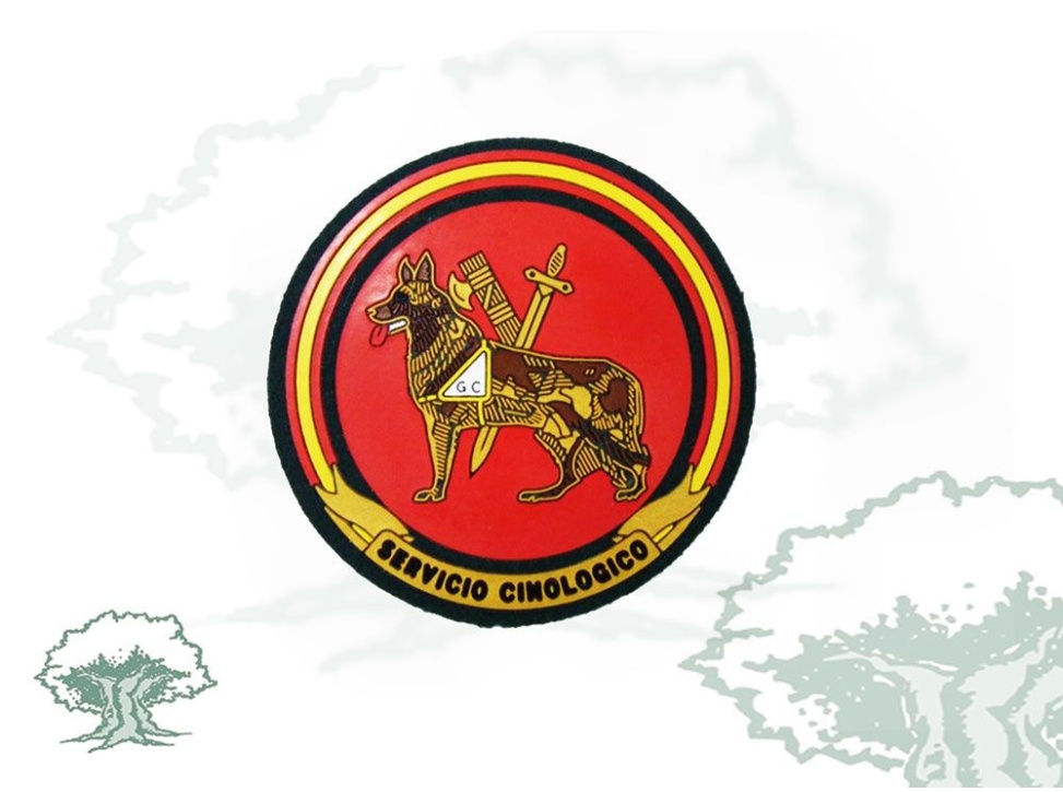 Parche Servicio Cinológico Guardia Civil rojo