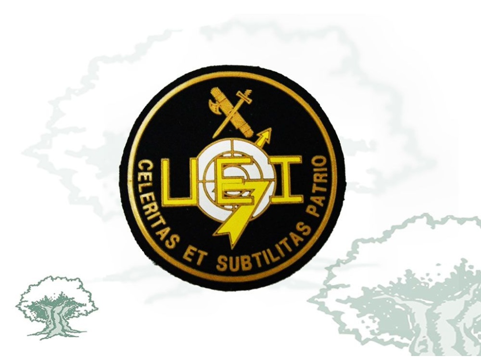 Parche UEI Guardia Civil rayo circular