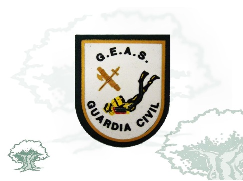 Parche GEAS Guardia Civil blanco