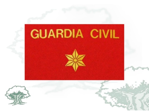 Galleta Alferez de la Guardia Civil de fieltro