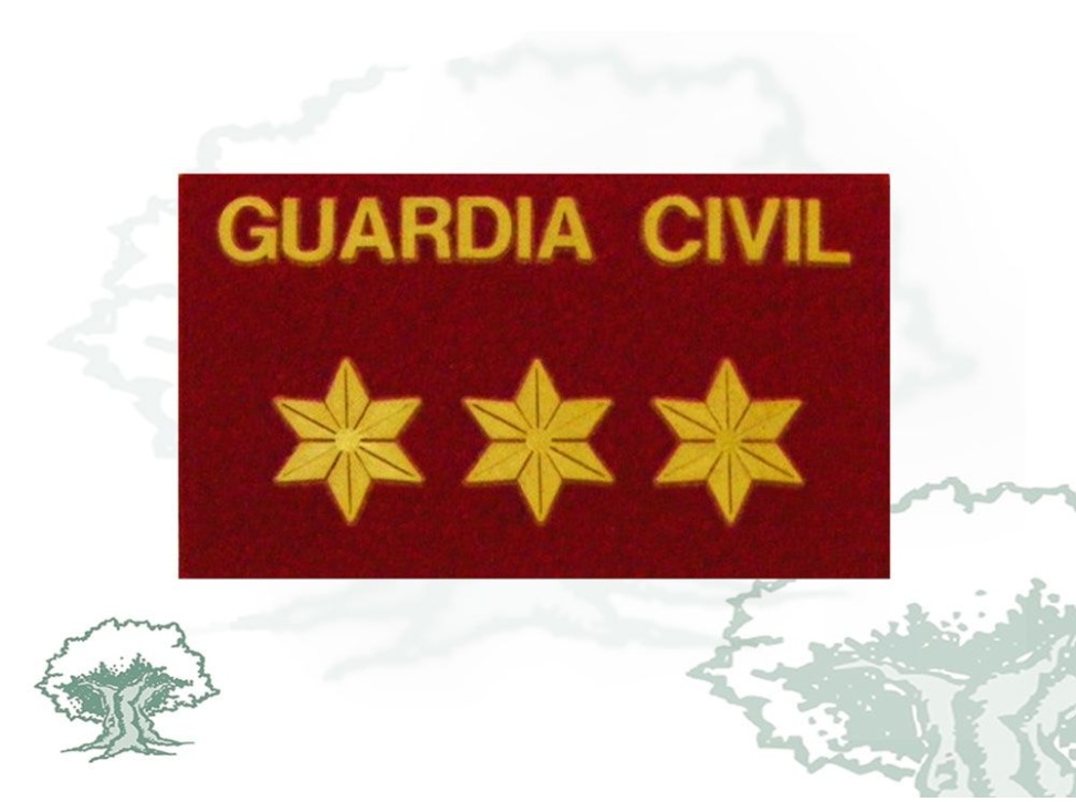 Galleta Capitán Guardia Civil fieltro