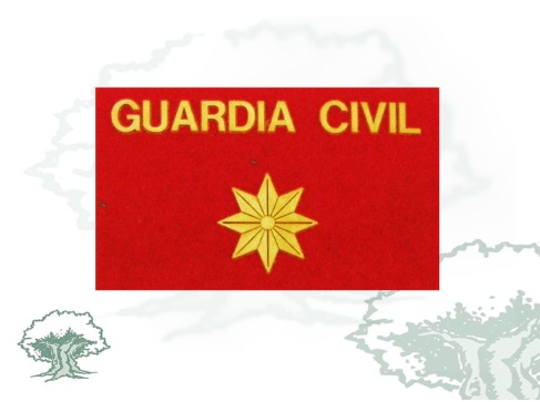 Galleta Comandante de la Guardia Civil de fieltro