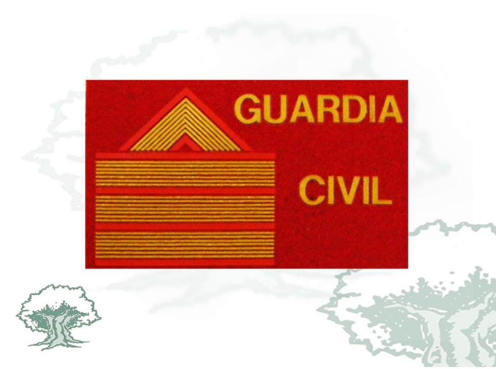 Galleta Sargento 1º Guardia Civil fieltro