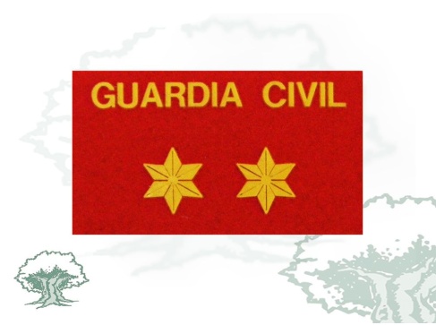 Galleta Teniente Guardia Civil fieltro