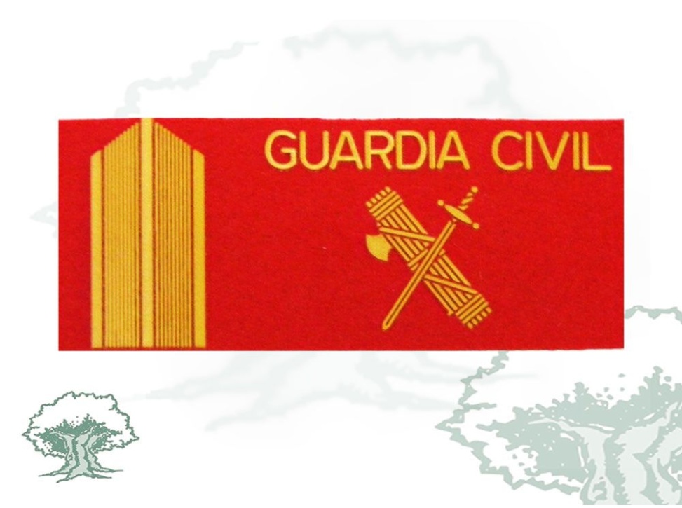 Galleta Brigada Guardia Civil fieltro grande