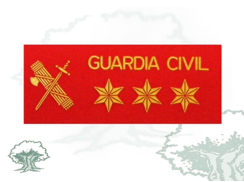 Galleta Capitán Guardia Civil fieltro grande