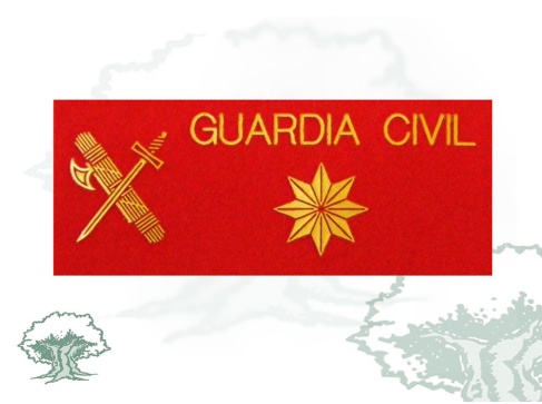 Galleta Comandante de la Guardia Civil de fieltro grande