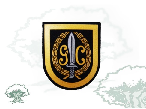 Parche GAR de la Guardia Civil en negro