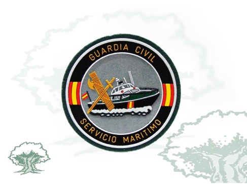 Parche Servicio Marítimo de la Guardia Civil lancha
