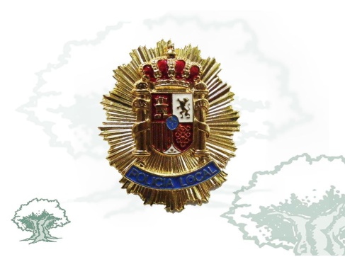 Chapa Policía Local dorada para pecho