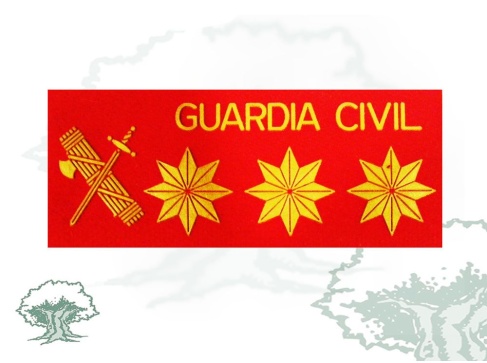 Galleta Coronel de la Guardia Civil de fieltro con velcro